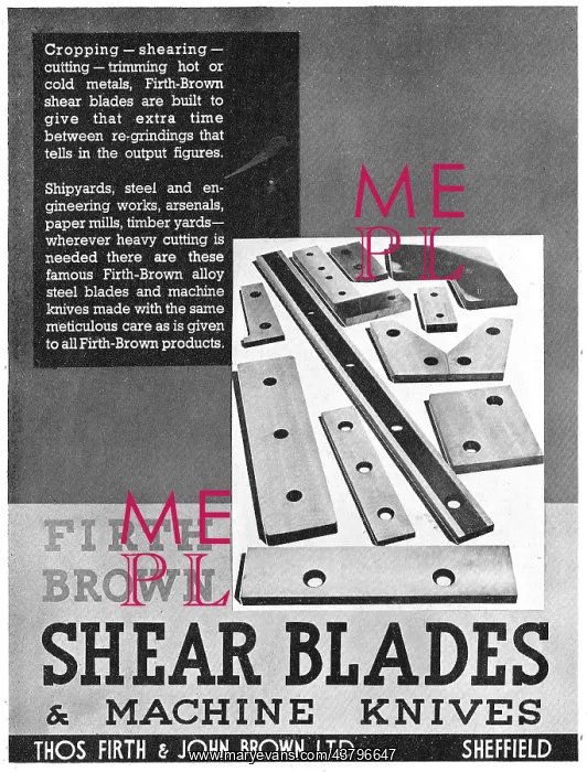 : Firth-Brown Shear Blades & Machine Knives : Firth-Brown Shear Blades & Machine Knives