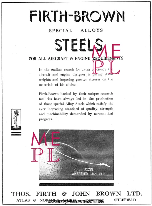 : Firth Brown Special Alloys - Steels : Firth Brown Special Alloys - Steels