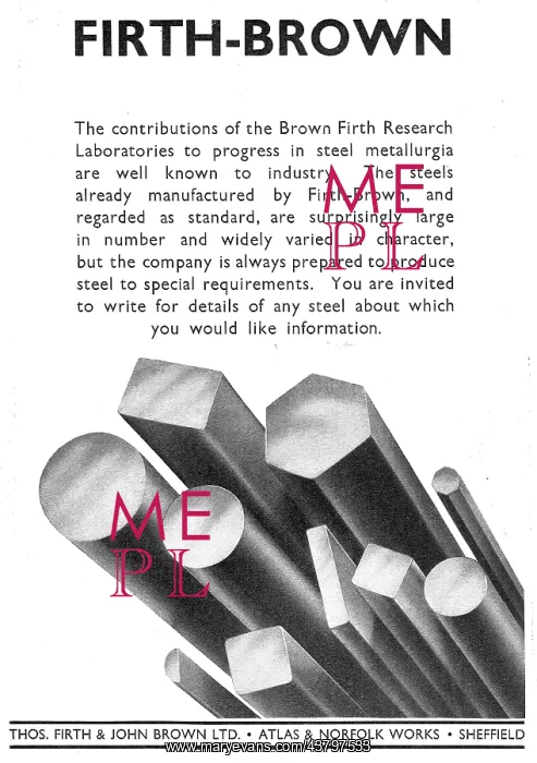 : Firth Brown Steels : Firth Brown Steels