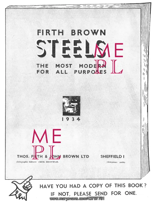 : Firth Brown Steels For The Aircraft Industry : Firth Brown Steels For The Aircraft Industry