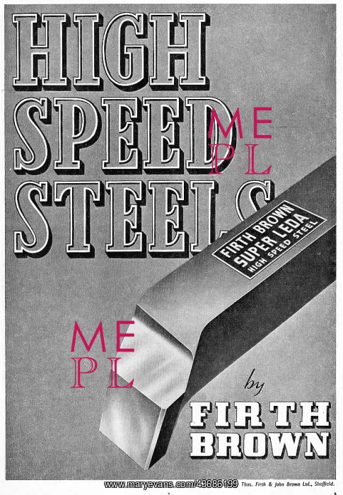 : Firth Brown Supa Leda High Speed Steels : Firth Brown Supa Leda High Speed Steels