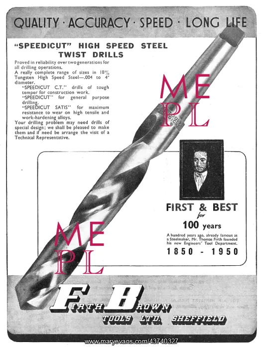 : Firth Brown Tools - Speedicut Twist Drills : Firth Brown Tools - Speedicut Twist Drills