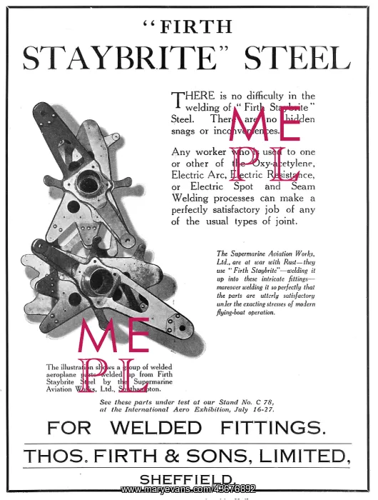  : Firth Staybrite Steel