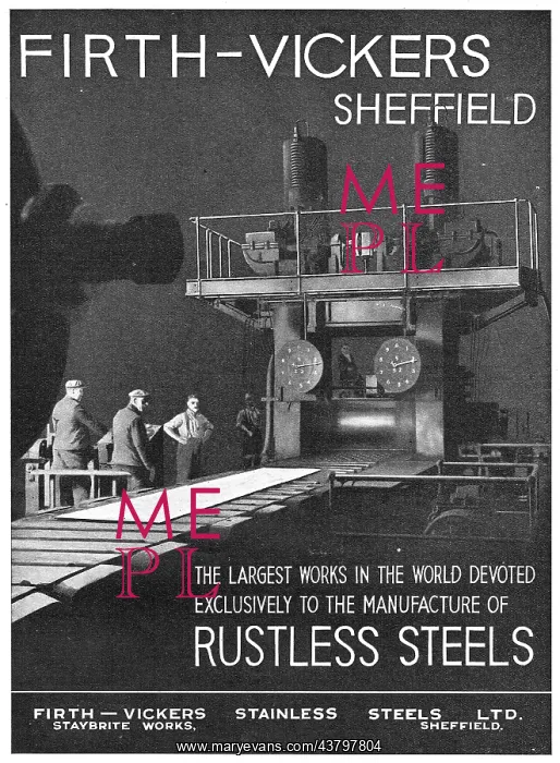 : Firth Vickers Rustless Steels : Firth Vickers Rustless Steels
