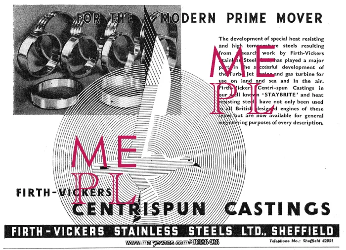 : Firth-Vickers Stainless Steels Centrispun Castings : Firth-Vickers Stainless Steels Centrispun Castings