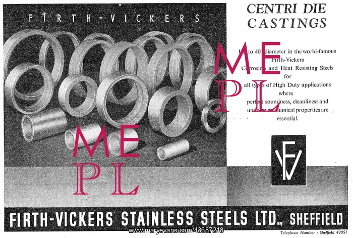 : Firth-Vickers Staybrite Stainless Steels : Firth-Vickers Staybrite Stainless Steels