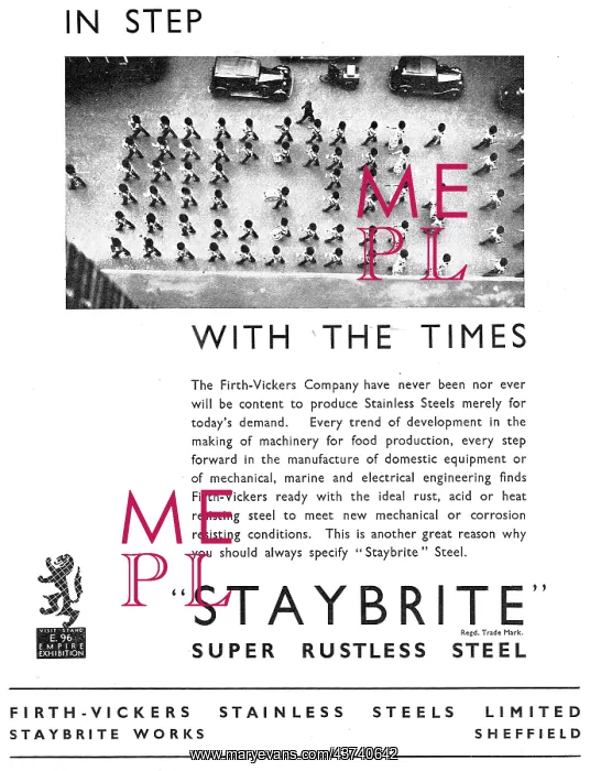 : Firth-Vickers Staybrite Stainless Steels : Firth-Vickers Staybrite Stainless Steels