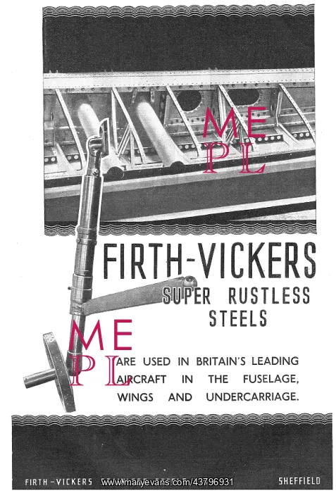 : Firth-Vickers Super Rustless Steels : Firth-Vickers Super Rustless Steels