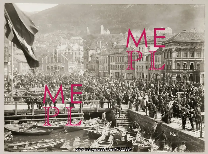  : Fish market in Bergen, Norway