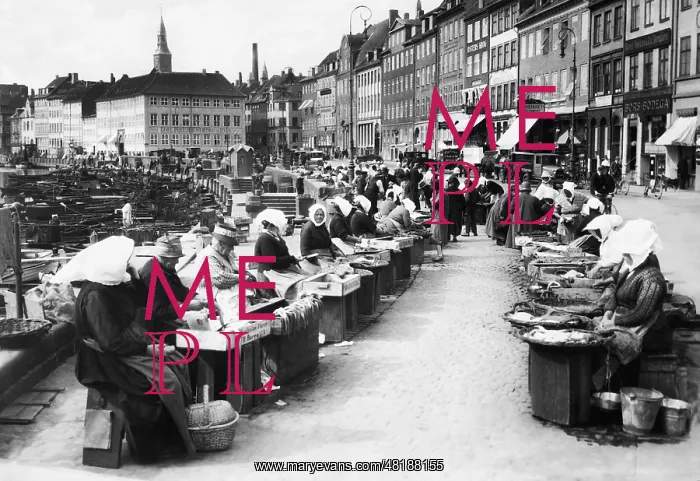 : Fish market in Copenhagen : Fish market in Copenhagen