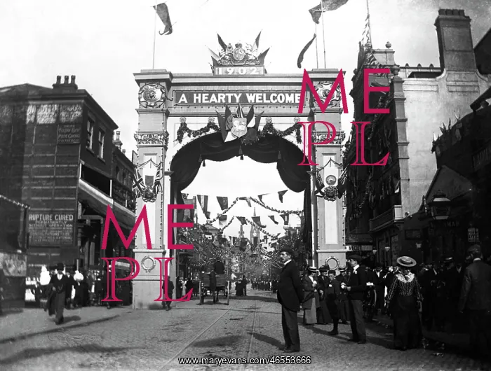 : Fishergate Arch Preston Guild 1902 : Fishergate Arch Preston Guild 1902