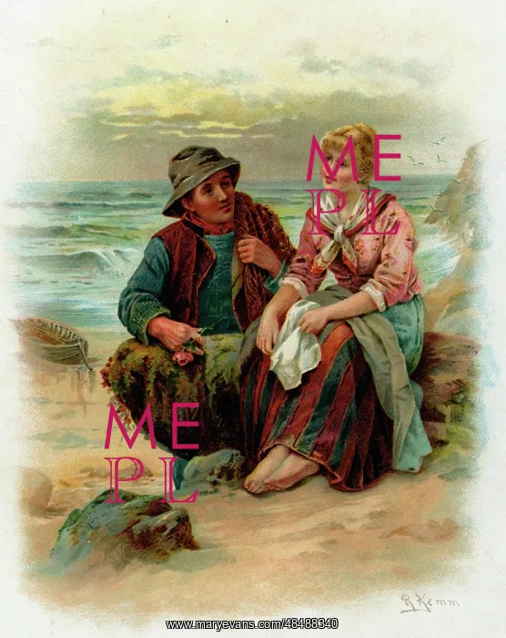  : Fisherman wooing a young woman