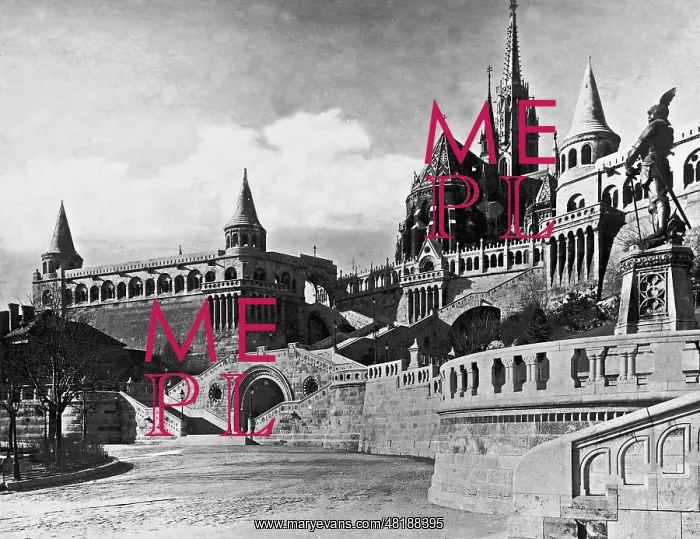 : Fisherman's Bastion in Budapest, 1918 : Fisherman's Bastion in Budapest, 1918