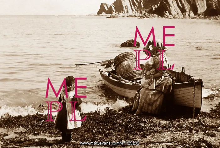 : Fisherman's family waiting for his return : Fisherman's family waiting for his return