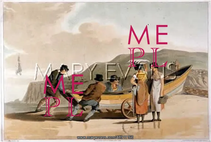 : FISHERMEN / FILEY / C.1830 : FISHERMEN / FILEY / C.1830