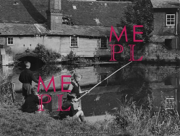 : FISHING BY THE MILL : FISHING BY THE MILL