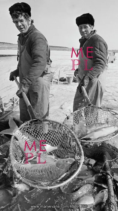 : Fishing. USSR. April 3, 1981. A. Dudin's brigade fishermen Viktor Shtiben : Fishing. USSR. April 3, 1981. A. Dudin's brigade fishermen Viktor Shtiben