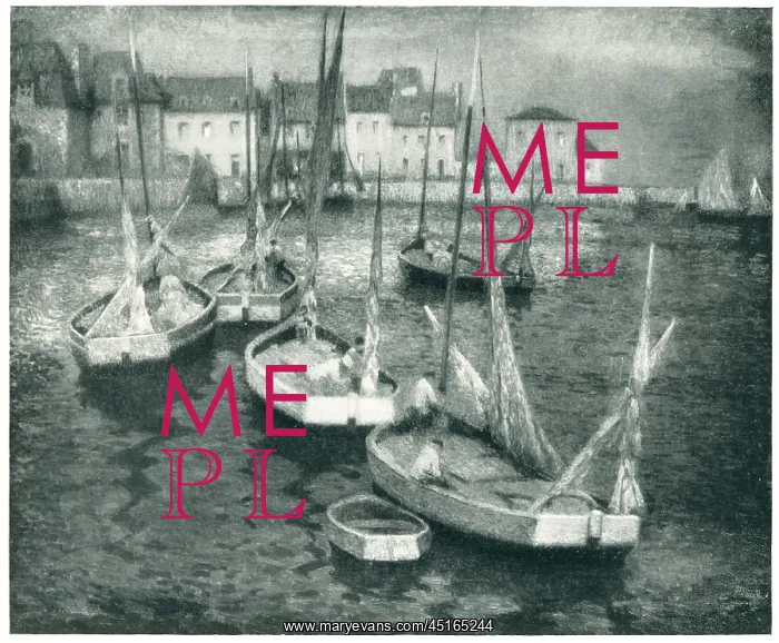 : The Fishing Barques (Le Treport) : The Fishing Barques (Le Treport)
