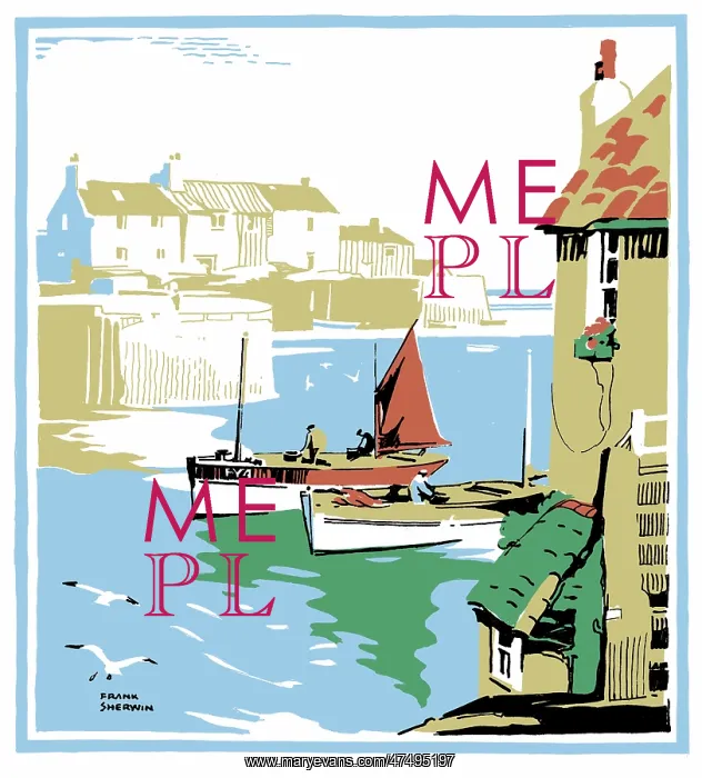 : Fishing Boats in a Harbour : Fishing Boats in a Harbour