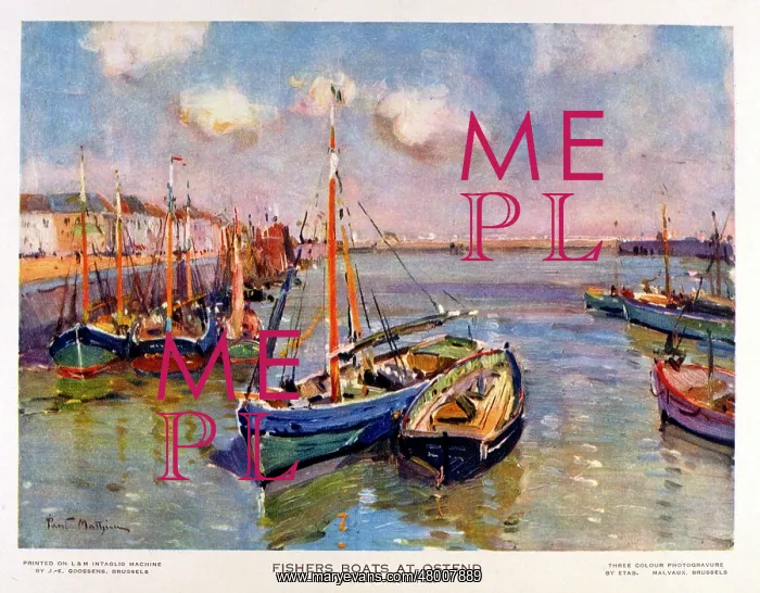 : Fishing boats at Ostend, Belgium : Fishing boats at Ostend, Belgium