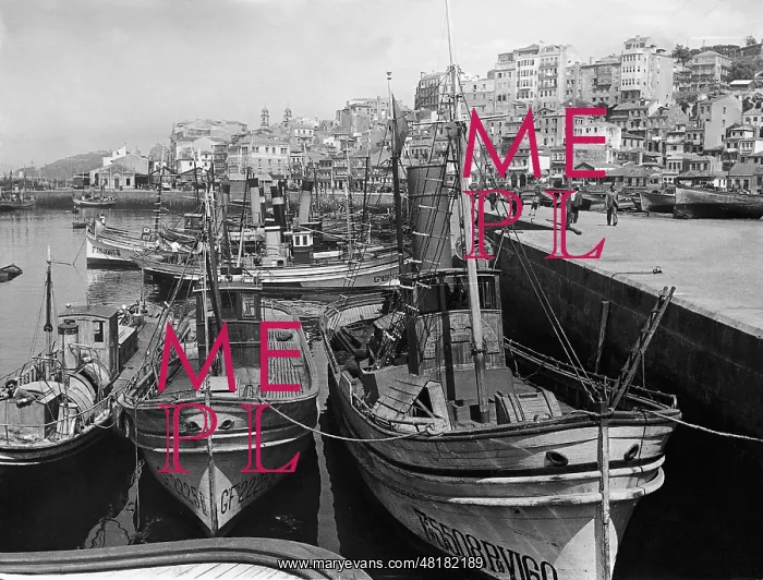 : Fishing port of Vigo, 1939 : Fishing port of Vigo, 1939