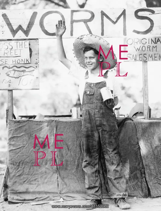 : Fishmonger Wallace Elkin, 1932 : Fishmonger Wallace Elkin, 1932