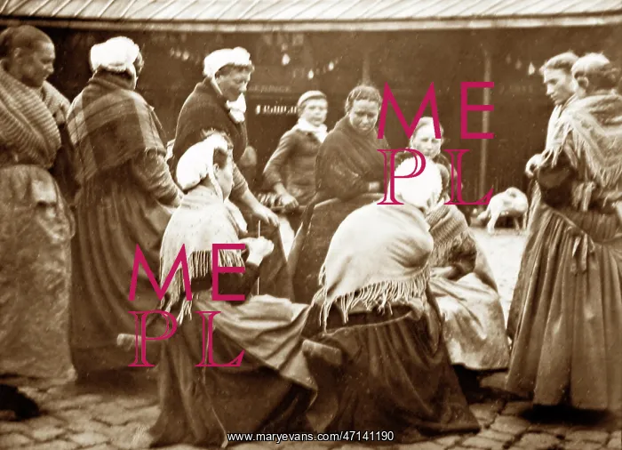 : Fishwives, Ostende, Belgium : Fishwives, Ostende, Belgium