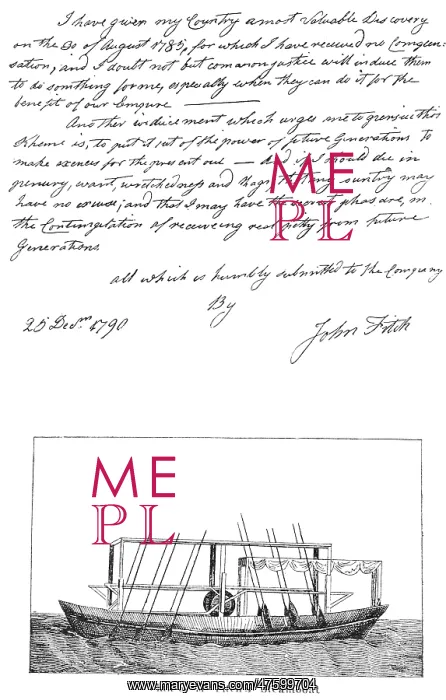 : Fitch Steamboat, 1790 : Fitch Steamboat, 1790