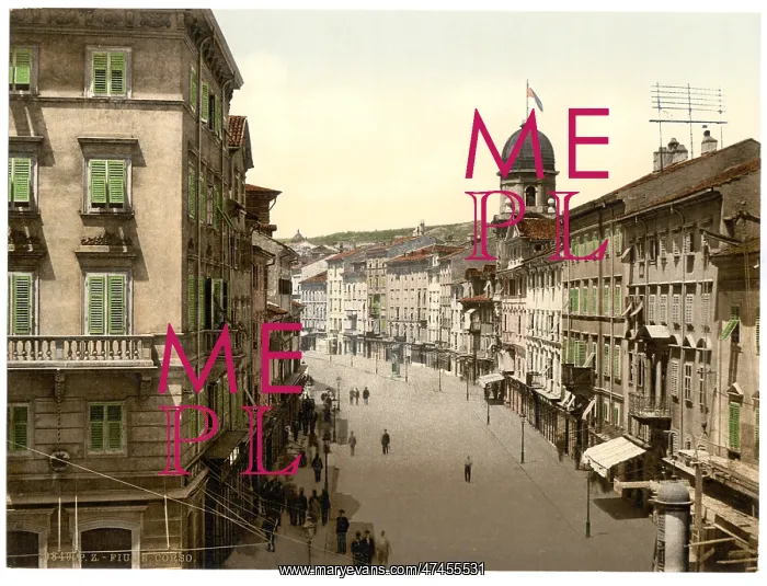 : Fiume, the Corso, Croatia, Austro-Hungary : Fiume, the Corso, Croatia, Austro-Hungary