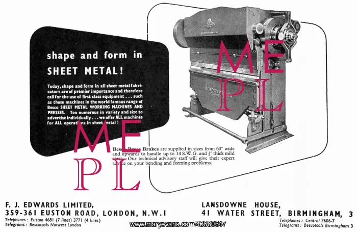 : F.J.Edwards Machine Tools: BESCO Press Brakes : F.J.Edwards Machine Tools: BESCO Press Brakes