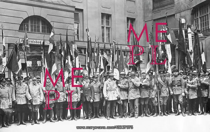 : Flag company of the Reichslandjungbund, 1925 : Flag company of the Reichslandjungbund, 1925