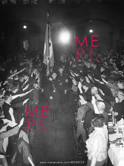 : Flag march for the Day of Comradeship, 1939 : Flag march for the Day of Comradeship, 1939