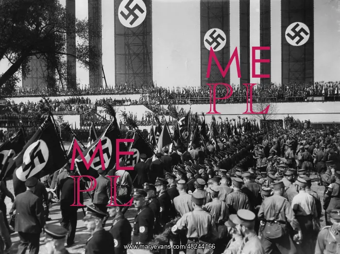 : Flag parade on Tempelhof Field on May 1, 1934 : Flag parade on Tempelhof Field on May 1, 1934