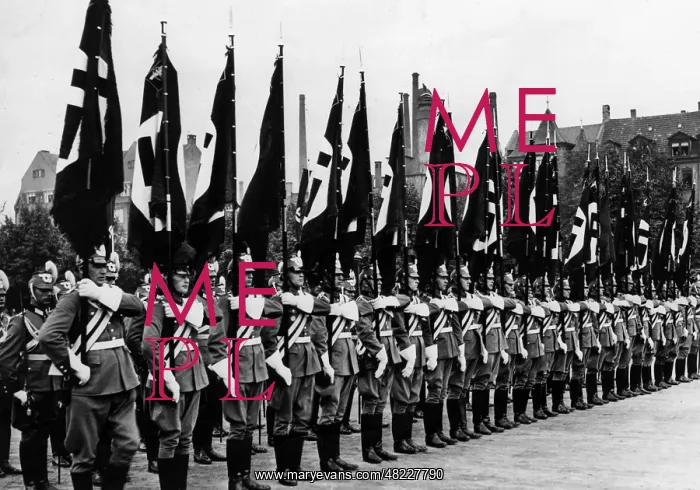 : Flag presentation on the Reich Party Congress in Nurembe : Flag presentation on the Reich Party Congress in Nurembe