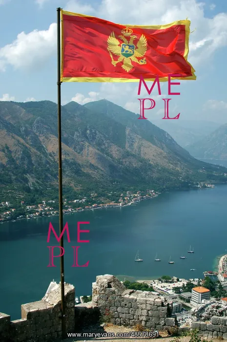 : Flag of the Republic of Montenegro : Flag of the Republic of Montenegro