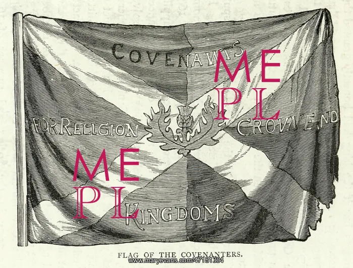 : Flag of the Scottish Covenanters : Flag of the Scottish Covenanters