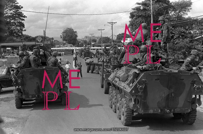 : A flag-waving supporter of Manuel Noriega ? : A flag-waving supporter of Manuel Noriega ?