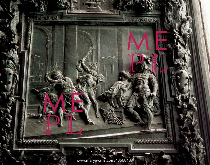 : Flagellation of Christ. Bronze. Relief : Flagellation of Christ. Bronze. Relief