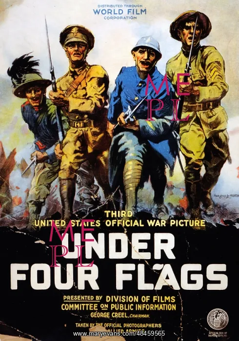: Under Four Flags (1918) Documentary war film detailing : Under Four Flags (1918) Documentary war film detailing