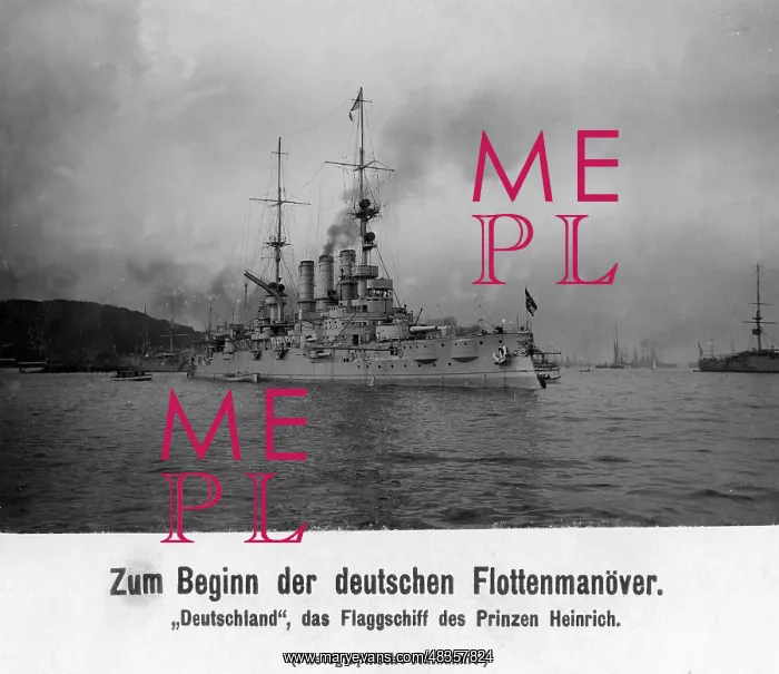: The flagship Deutschland, 1909 : The flagship Deutschland, 1909