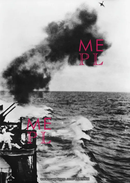 : Flak of a Japanese warship, 1942 : Flak of a Japanese warship, 1942