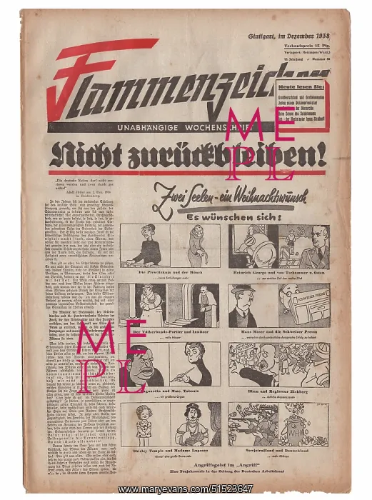 : Flammenzeichen - Volkisch newspaper : Flammenzeichen - Volkisch newspaper