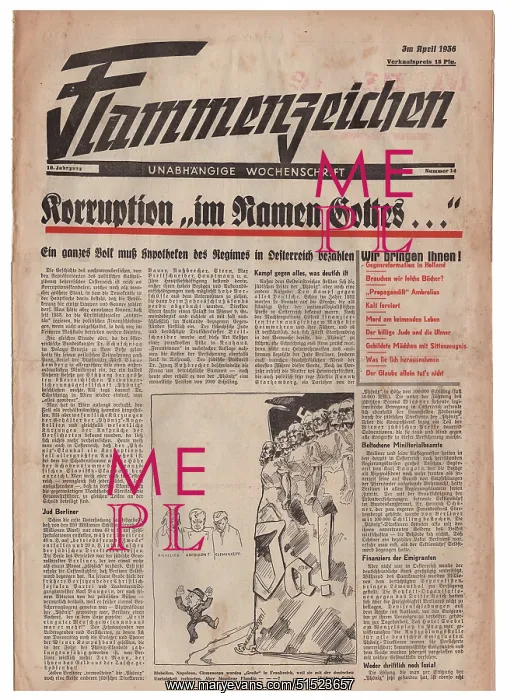 : Flammenzeichen - Volkisch newspaper : Flammenzeichen - Volkisch newspaper