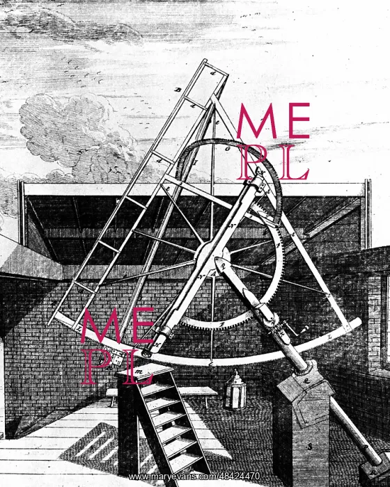 : Flamsteed's equatorially mounted sextant fitted : Flamsteed's equatorially mounted sextant fitted