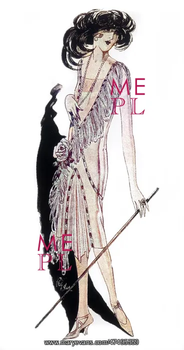: FLAPPER / ASCOT DRESS / 1926 : FLAPPER / ASCOT DRESS / 1926
