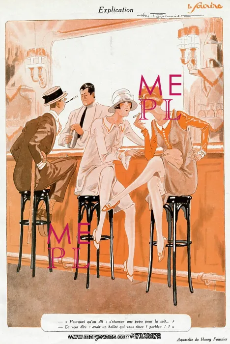  : TWO FLAPPERS IN A BAR