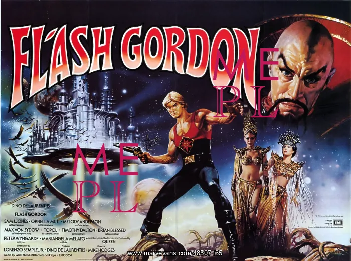 : Flash Gordon film poster (1980) : Flash Gordon film poster (1980)