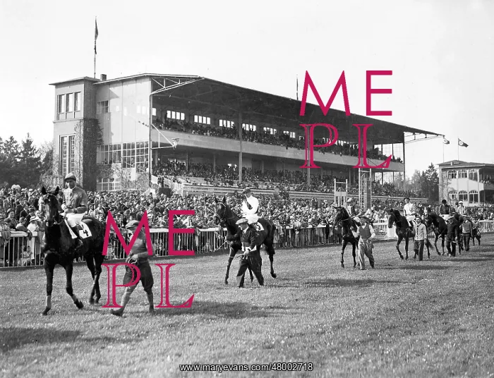 : Flat racing track Hoppegarten 1937 : Flat racing track Hoppegarten 1937