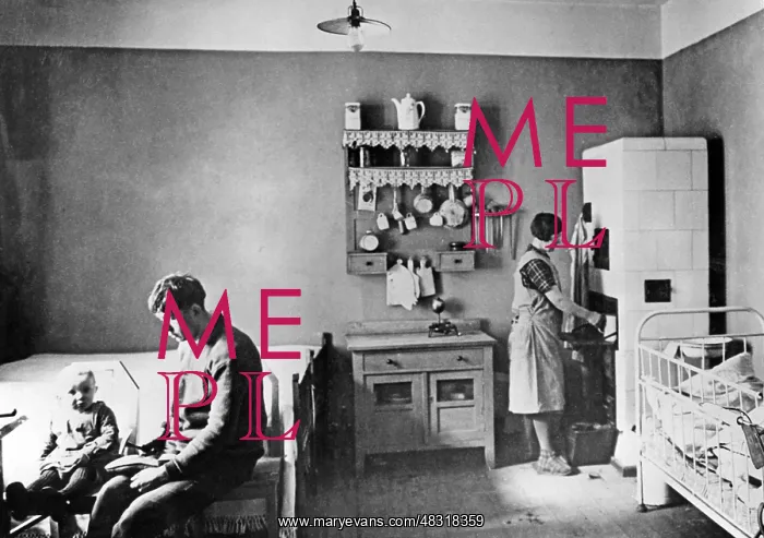 : Flat of a working class family in Berlin, 1930 : Flat of a working class family in Berlin, 1930