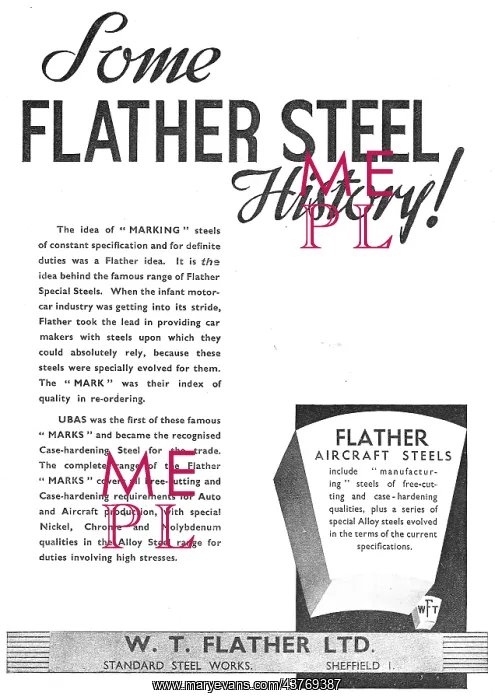 : Flather Special Steels. UBAS : Flather Special Steels. UBAS